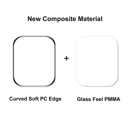 For Apple Watch Series 9 / 8 / 7 41mm ENKAY Hat-Prince 3D Full Coverage Soft PC Edge + PMMA HD Screen Protector Film