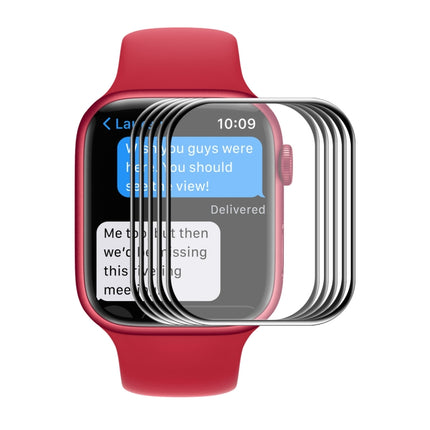 For Apple Watch Series 9 / 8 / 7 41mm ENKAY Hat-Prince 3D Full Coverage Soft PC Edge + PMMA HD Screen Protector Film