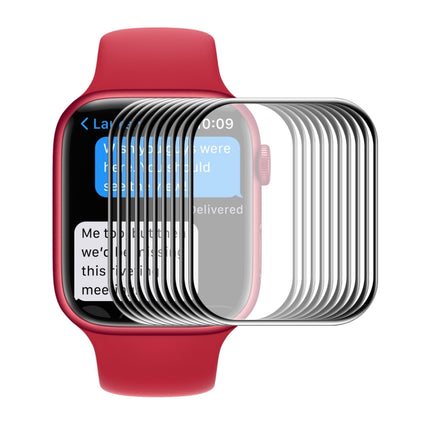 For Apple Watch Series 9 / 8 / 7 41mm ENKAY Hat-Prince 3D Full Coverage Soft PC Edge + PMMA HD Screen Protector Film