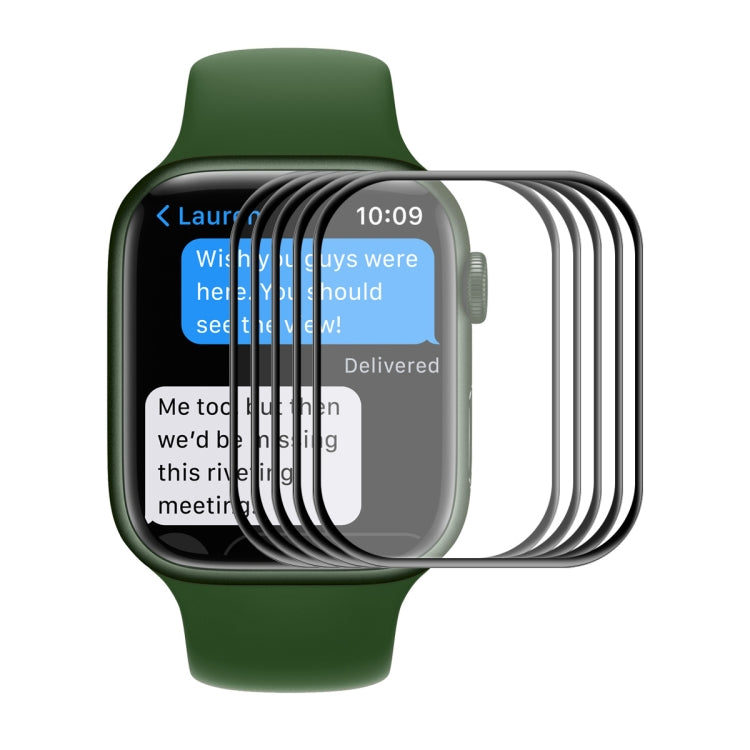 ENKAY Hat-Prince Case Friendly 3D Full Screen PET Curved Hot Bending HD Screen Protector Film For Apple Watch Series 7 41mm, 1 PC For Apple Watch Series 7 41mm, 2 PCS For Apple Watch Series 7 41mm, 5 PCS For Apple Watch Series 7 41mm�������������������...