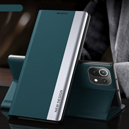 Side Electroplated Magnetic Ultra-Thin Horizontal Flip Leather Case with Holder, For Xiaomi Mi 11 Lite, For Xiaomi Mi 10T Lite, For Xiaomi Mi 11