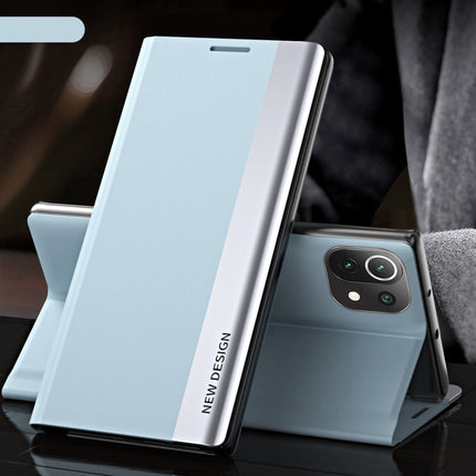 Side Electroplated Magnetic Ultra-Thin Horizontal Flip Leather Case with Holder, For Xiaomi Mi 11 Lite, For Xiaomi Mi 10T Lite, For Xiaomi Mi 11
