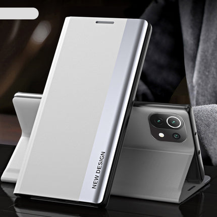 Side Electroplated Magnetic Ultra-Thin Horizontal Flip Leather Case with Holder, For Xiaomi Mi 11 Lite, For Xiaomi Mi 10T Lite, For Xiaomi Mi 11