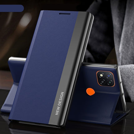 Side Electroplated Magnetic Ultra-Thin Horizontal Flip Leather Case with Holder, For Xiaomi Redmi 9A, For Xiaomi Redmi 9C, For Xiaomi Redmi Note 9 Pro Max