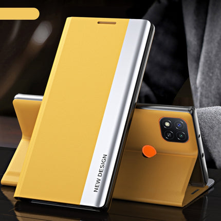 Side Electroplated Magnetic Ultra-Thin Horizontal Flip Leather Case with Holder, For Xiaomi Redmi 9A, For Xiaomi Redmi 9C, For Xiaomi Redmi Note 9 Pro Max