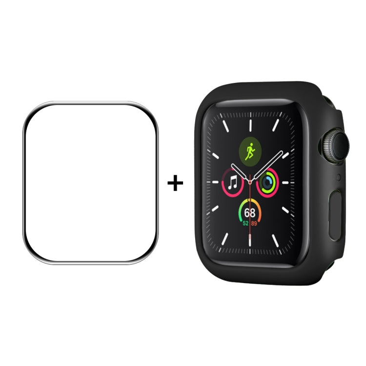 ENKAY Hat-Prince PC Frame + Full Coverage PMMA HD Screen Protector Film for Apple Watch Series 7 41mm