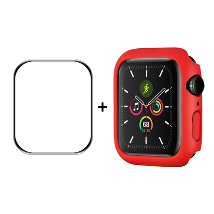 ENKAY Hat-Prince PC Frame + Full Coverage PMMA HD Screen Protector Film for Apple Watch Series 9 / 8 / 7 41mm