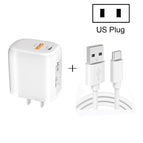 Charger + USB to Type-C Cable / US Plug