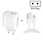 Charger + USB to 8 Pin Cable / EU Plug