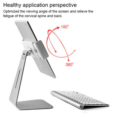 AP-7S 7-13 inch Universal Tablet PC Aluminum Alloy 360 Rotation Desktop Stand