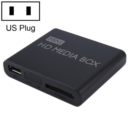 X9 Mini HD HDD Multimedia Player 4K Video Loop USB External Media Player AD Player, US Plug, EU Plug