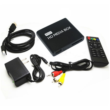 X9 Mini HD HDD Multimedia Player 4K Video Loop USB External Media Player AD Player, US Plug, EU Plug