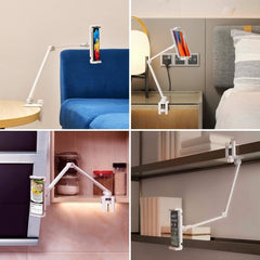 AP-7LC 360 Degree Rotating Adjustable Lifting Long Arm Lazy Bedside Desktop Tablets Phones Holder