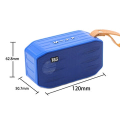 T&G TG296 Portable Wireless Bluetooth 5.0 Speaker Support TF Card / FM / 3.5mm AUX / U-Disk / Hands-free