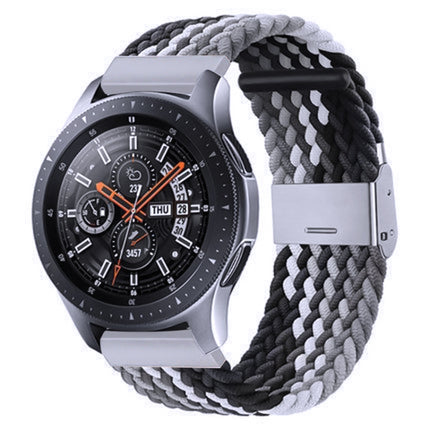 Nylon Braided Metal Buckle Strap for Galaxy Watch 4 20mm, 20mm