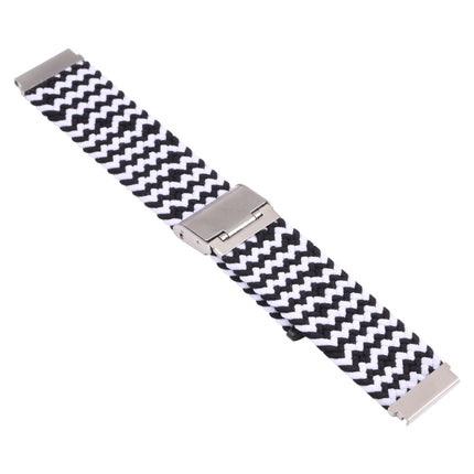 Nylon Braided Metal Buckle Strap for Galaxy Watch 4 20mm, 20mm