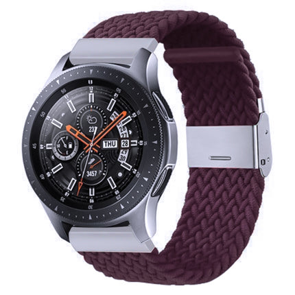 Nylon Braided Metal Buckle Strap for Galaxy Watch 4 20mm, 20mm