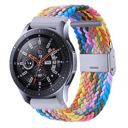 Nylon Braided Metal Buckle Strap for Galaxy Watch 4 20mm, 20mm