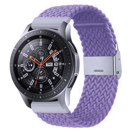 Nylon Braided Metal Buckle Strap for Galaxy Watch 4 20mm, 20mm