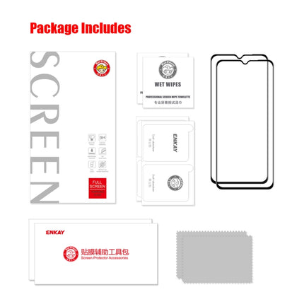 2 PCS ENKAY Hat-Prince Full Glue Tempered Glass 6D Full Coverage Anti-scratch Protector, For Samsung Galaxy A03s 164mm(2pcs), For Samsung Galaxy A03s 166mm(2pcs), For Samsung Galaxy A22 4G(2pcs), For Samsung Galaxy A22 5G(2pcs)�������������������������...