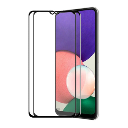 2 PCS ENKAY Hat-Prince Full Glue Tempered Glass 6D Full Coverage Anti-scratch Protector, For Samsung Galaxy A03s 164mm(2pcs), For Samsung Galaxy A03s 166mm(2pcs), For Samsung Galaxy A22 4G(2pcs), For Samsung Galaxy A22 5G(2pcs)�������������������������...