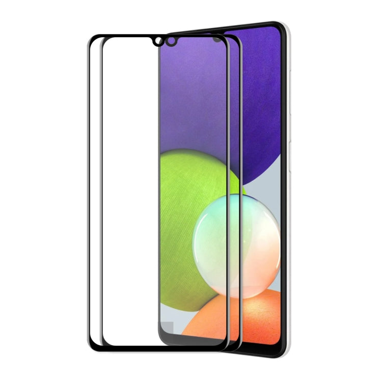 2 PCS ENKAY Hat-Prince Full Glue Tempered Glass 6D Full Coverage Anti-scratch Protector, For Samsung Galaxy A03s 164mm(2pcs), For Samsung Galaxy A03s 166mm(2pcs), For Samsung Galaxy A22 4G(2pcs), For Samsung Galaxy A22 5G(2pcs)�������������������������...