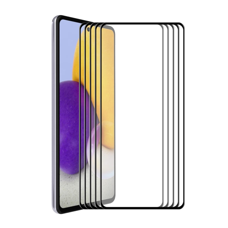 5 PCS ENKAY Hat-Prince Full Glue Tempered Glass 6D Full Coverage Anti-scratch Protector, For Samsung Galaxy A03s 164mm(5pcs), For Samsung Galaxy A03s 166mm(5pcs), For Samsung Galaxy A22 4G(5pcs), For Samsung Galaxy A22 5G(5pcs)�������������������������...