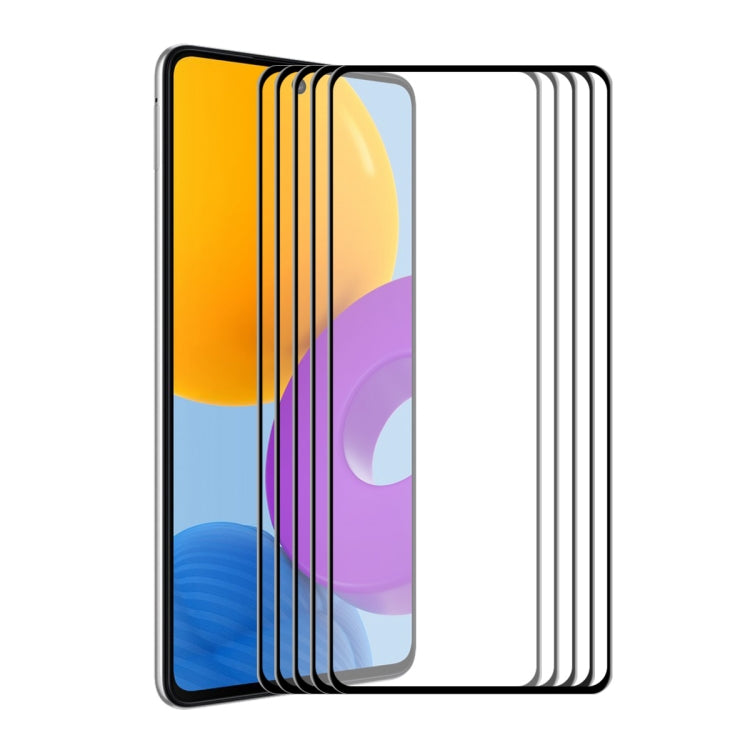 5 PCS ENKAY Hat-Prince Full Glue Tempered Glass 6D Full Coverage Anti-scratch Protector, For Samsung Galaxy A03s 164mm(5pcs), For Samsung Galaxy A03s 166mm(5pcs), For Samsung Galaxy A22 4G(5pcs), For Samsung Galaxy A22 5G(5pcs)�������������������������...