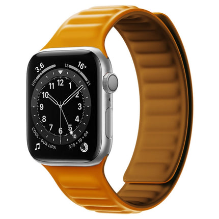 Silicone Magnetic Strap Watchband For Apple Watch Series, 7 45mm / 6&SE&5&4 44mm / 3&2&1 42mm