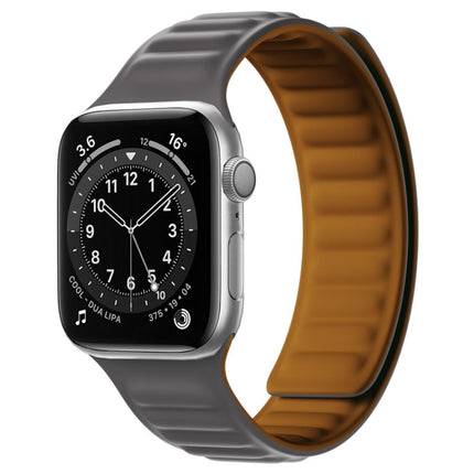 Silicone Magnetic Strap Watchband For Apple Watch Series, 7 45mm / 6&SE&5&4 44mm / 3&2&1 42mm
