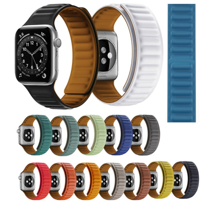 Silicone Magnetic Strap Watchband For Apple Watch Series, 7 45mm / 6&SE&5&4 44mm / 3&2&1 42mm