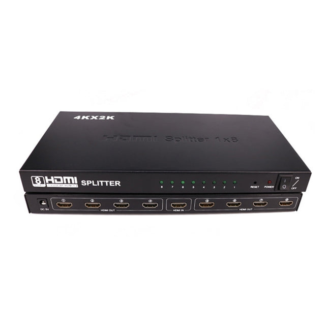 1 x 8 4K x 2K 3840*2160/30HZ HDMI Splitter, 1 x 8 4K x 2K