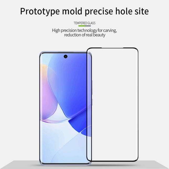 MOFI 9H 3D Explosion-Proof Hot Bending Full Screen Tempered Glass Film, For Huawei nova 9, For Huawei nova 9 Pro