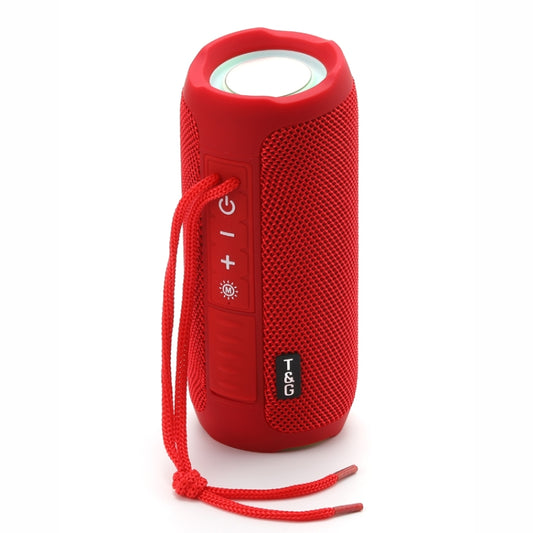 T&G TG227 Outdoor Portable Waterproof Bluetooth Music Speaker with LED Support FM / TF / USB