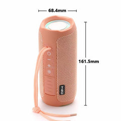 T&amp;G TG227 Tragbarer wasserdichter Bluetooth-Musiklautsprecher für den Außenbereich mit LED-Unterstützung FM / TF / USB