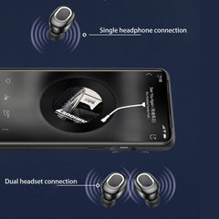 T&G TG909 TWS In-Ear Mini Dual Channel Stereo Bluetooth Earphones with LED Display