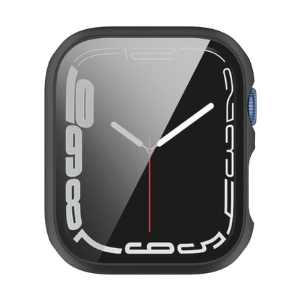 Shockproof PC Protective Case with Tempered Glass Film, For Apple Watch Series 9 / 8 / 7 45mm, For Apple Watch Series 9 / 8 / 7 41mm