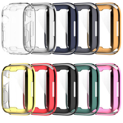 Shockproof TPU Full Protective Shell with Protective Film, For Apple Watch Series 9 / 8 / 7 45mm, For Apple Watch Series 9 / 8 / 7 41mm