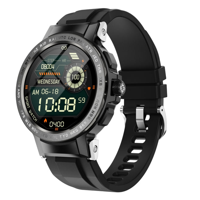 E19 1.28 inch Color Screen Smart Watch, IP68 Waterproof,Support Heart Rate Monitoring/Blood Pressure Monitoring/Blood Oxygen Monitoring/Sleep Monitoring