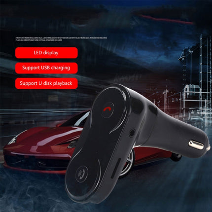 C8 Car Wireless FM Transmitter Modulator Bluetooth  Charger Kit AUX Hands Free Mini MP3 Music Player, C8
