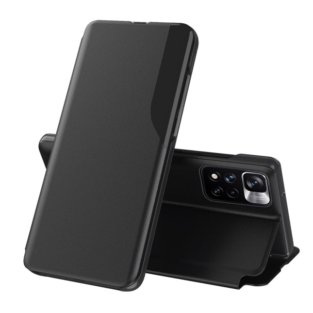 Attraction Flip Holder Leather Phone Case, For Xiaomi Redmi Note 11, For Xiaomi Redmi Note 11 Pro