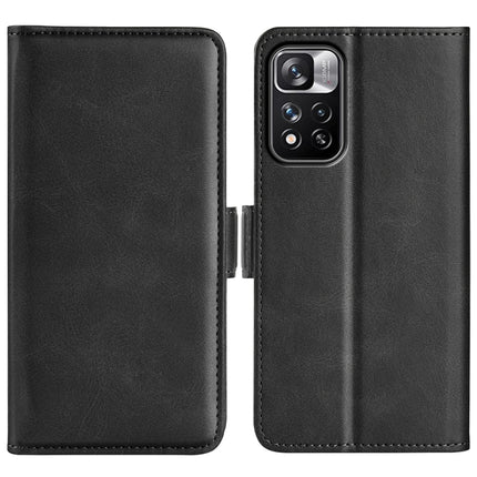 For Xiaomi Redmi Note 11 Pro / Note 11 Pro+ Dual-side Magnetic Buckle Horizontal Flip Leather Case with Holder & Card Slots & Wallet, For Xiaomi Redmi Note 11 Pro
