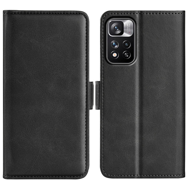 For Xiaomi Redmi Note 11 Pro / Note 11 Pro+ Dual-side Magnetic Buckle Horizontal Flip Leather Case with Holder & Card Slots & Wallet, For Xiaomi Redmi Note 11 Pro