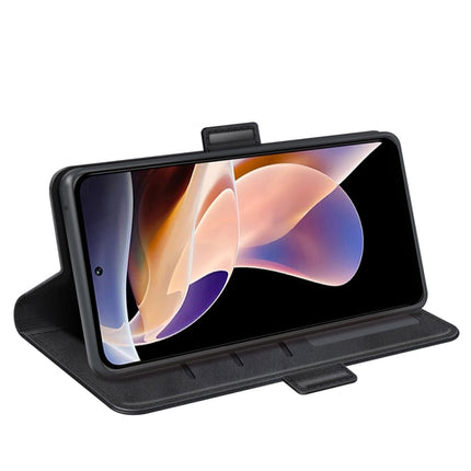 For Xiaomi Redmi Note 11 Pro / Note 11 Pro+ Dual-side Magnetic Buckle Horizontal Flip Leather Case with Holder & Card Slots & Wallet, For Xiaomi Redmi Note 11 Pro