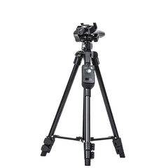 YUNTENG 6208 Aluminum Tripod Mount with Bluetooth Remote Control &  3-Way Head & Phone Clamp, VCT-6208