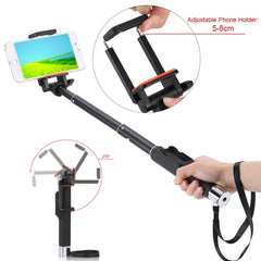 YT-888 Rotating Selfie Stick with Bluetooth for Smartphone