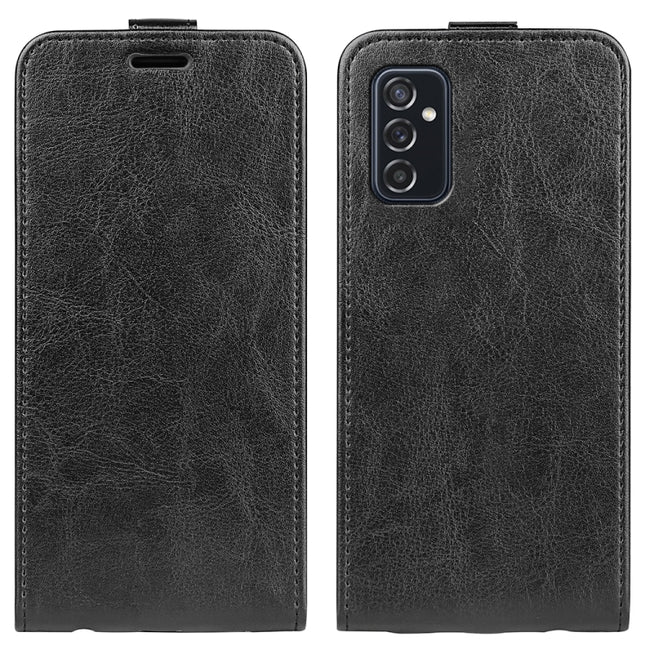 For Samsung Galaxy M52 5G R64 Texture Single Vertical Flip Leather Protective Case with Card Slots & Photo Frame, For Galaxy M52 5G