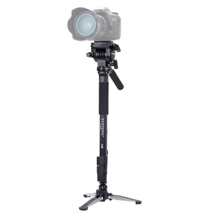YUNTENG VCT-288 Tripod Mount Monopod with Fluid Drag Head, VCT-288
