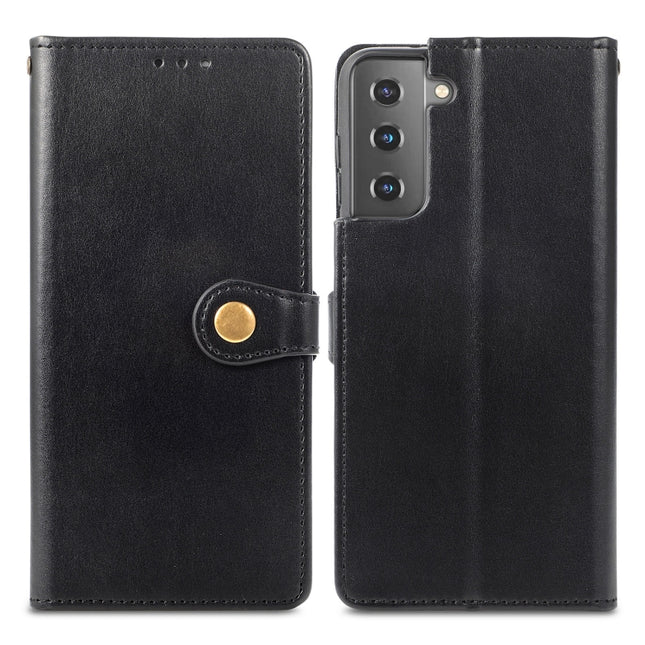 Solid Color Leather Buckle Phone Case, For Samsung Galaxy S22 5G, For Samsung Galaxy S22+ 5G, For Samsung Galaxy S22 Ultra 5G, For Samsung Galaxy M52 5G, For Samsung Galaxy A13 5G