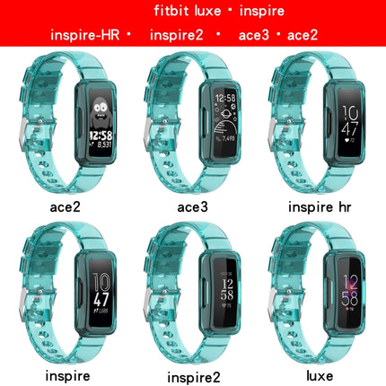Transparent Silicone Integrated Watch Strap, For Fitbit Luxe, For Fitbit inspire 2, For Fitbit inspire HR